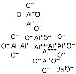 decaaluminium barium hexadecaoxide Struktur