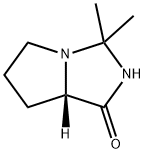 1H-Pyrrolo[1,2-c]imidazol-1-one,hexahydro-3,3-dimethyl-,(S)-(9CI) Struktur