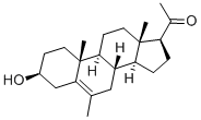 6-METHYLPREGNENOLONE Struktur