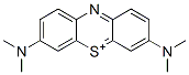 Phenothiazin-5-ium, 3,7-bis(dimethylamino)-, oxidized, salts with 2',4',5',7'-tetrabromo-3',6'-dihydroxyspiro[isobenzofuran-1(3H),9'-[9H]xanthen]-3-one Struktur