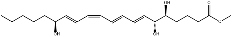 5(S),6(R),15(S)-TRIHETE METHYL ESTER Struktur