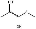 1-Propene-1,2-diol, 1-(methylthio)- (9CI) Struktur