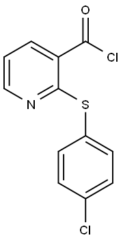 2-[(4-CHLOROPHENYL)THIO]PYRIDINE-3-CARBONYL CHLORIDE price.