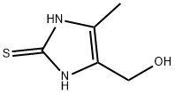 2H-Imidazole-2-thione, 1,3-dihydro-4-(hydroxymethyl)-5-methyl- (9CI) Struktur