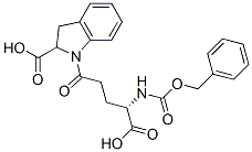 1-(N-carbobenzoxy-gamma-glutamyl)indoline-2-carboxylic acid Struktur