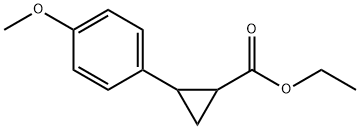 ETHYL 2-(4'-METHOXYPHENYL)-1-CYCLOPROPANECARBOXYLATE Struktur