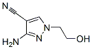 1H-Pyrazole-4-carbonitrile,  3-amino-1-(2-hydroxyethyl)- Struktur