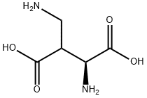 Aspartic  acid,  3-(aminomethyl)- Struktur