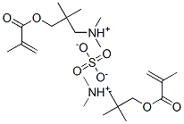 bis[[3-(methacryloyloxy)-2,2-dimethylpropyl]dimethylammonium] sulphate Struktur