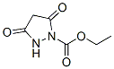 1-Pyrazolidinecarboxylic  acid,  3,5-dioxo-,  ethyl  ester Struktur