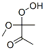 2-Butanone, 3-hydroperoxy-3-methoxy- (9CI) Struktur