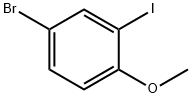 Benzene, 4-broMo-2-iodo-1-Methoxy- Struktur