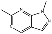 1H-Pyrazolo[3,4-d]pyrimidine, 1,6-dimethyl- (6CI) Struktur