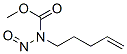 Carbamic  acid,  nitroso-4-pentenyl-,  methyl  ester  (9CI) Struktur