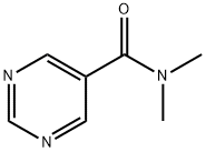 5-Pyrimidinecarboxamide,N,N-dimethyl-(9CI) Struktur