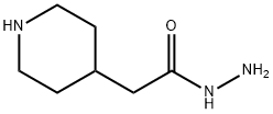 4-Piperidineacetic  acid,  hydrazide Struktur