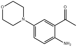 1-(2-AMINO-5-MORPHOLINOPHENYL)-1-ETHANONE Struktur