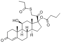 butixocort 21-propionate Struktur