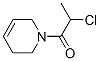 Pyridine, 1-(2-chloro-1-oxopropyl)-1,2,3,6-tetrahydro- (9CI) Struktur