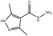 Pyrazole-4-carboxylic acid, 3,5-dimethyl-, hydrazide (6CI) Struktur