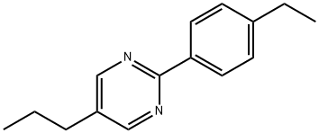 Pyrimidine, 2-(4-ethylphenyl)-5-propyl- (9CI) Struktur