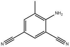 4-AMino-5-Methylisophthalonitrile Struktur