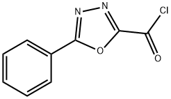 5-PHENYL-1,3,4-OXADIAZOLE-2-CARBONYL CHLORIDE Struktur