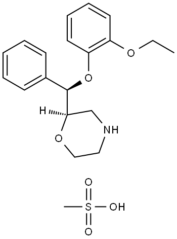 Reboxetine mesylate Structure