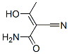 2-Butenamide, 2-cyano-3-hydroxy-, (Z)- (9CI) Struktur