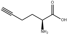 (S)-2-AMINOHEX-5-YNOIC ACID Structure