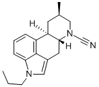 6-CYANO-1-PROPYL-6-NORFESTUCLAVINE Struktur