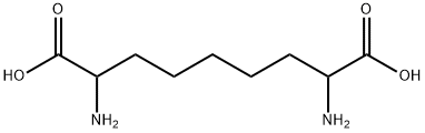 DL-2,8-Diaminononanedioic acid Struktur