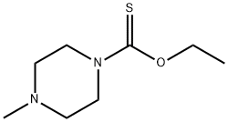 1-Piperazinecarbothioicacid,4-methyl-,O-ethylester(6CI,9CI) Struktur