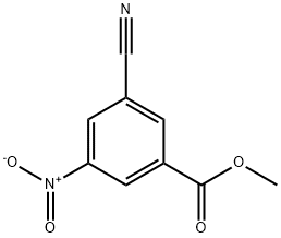 3-CYANO-5-NITRO-BENZOIC ACID METHYL ESTER Struktur