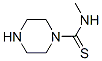 1-Piperazinecarbothioamide,  N-methyl- Struktur