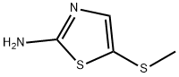 5-(甲基硫代)-2-噻唑胺 結(jié)構(gòu)式