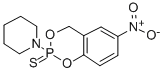 1-(6-Nitro-4H-1,3,2-benzodioxaphosphorin-2-yl)piperidine p-sulfide Struktur