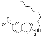 6-Nitro-N-nonyl-4H-1,3,2-benzodioxaphosphorin-2-amine 2-sulfide Struktur