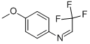 N-(2,2,2-TRIFLUOROETHYLIDENE)-4-METHOXYANILINE Struktur