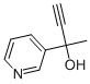 3-Pyridinemethanol,alpha-ethynyl-alpha-methyl-(6CI) Struktur