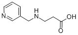 3-[(PYRIDIN-3-YLMETHYL)AMINO]PROPANOIC ACID Struktur