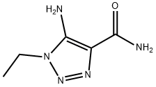 1H-1,2,3-Triazole-4-carboxamide,5-amino-1-ethyl-(6CI,9CI) Struktur