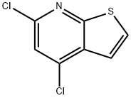 4,6-DICHLOROTHIENO[2,3-B]PYRIDINE Struktur