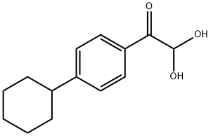 4-CYCLOHEXYLPHENYLGLYOXAL HYDRATE Struktur