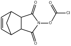 N-chlorocarbonyloxy-5-norborene-2,3,-dicarboximide Struktur