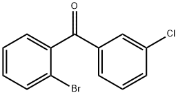 2-BROMO-3'-CHLOROBENZOPHENONE Struktur