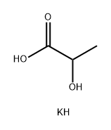 Potassium lactate Structure