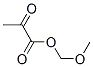 Propanoic acid, 2-oxo-, methoxymethyl ester (9CI) Struktur