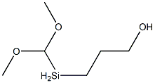 1-Propanol, 3-(diMethoxyMethylsilyl)- Struktur