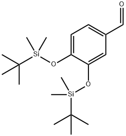 3,4-Bis(tert-butyldiMethylsilyloxy)benzaldehyde Struktur